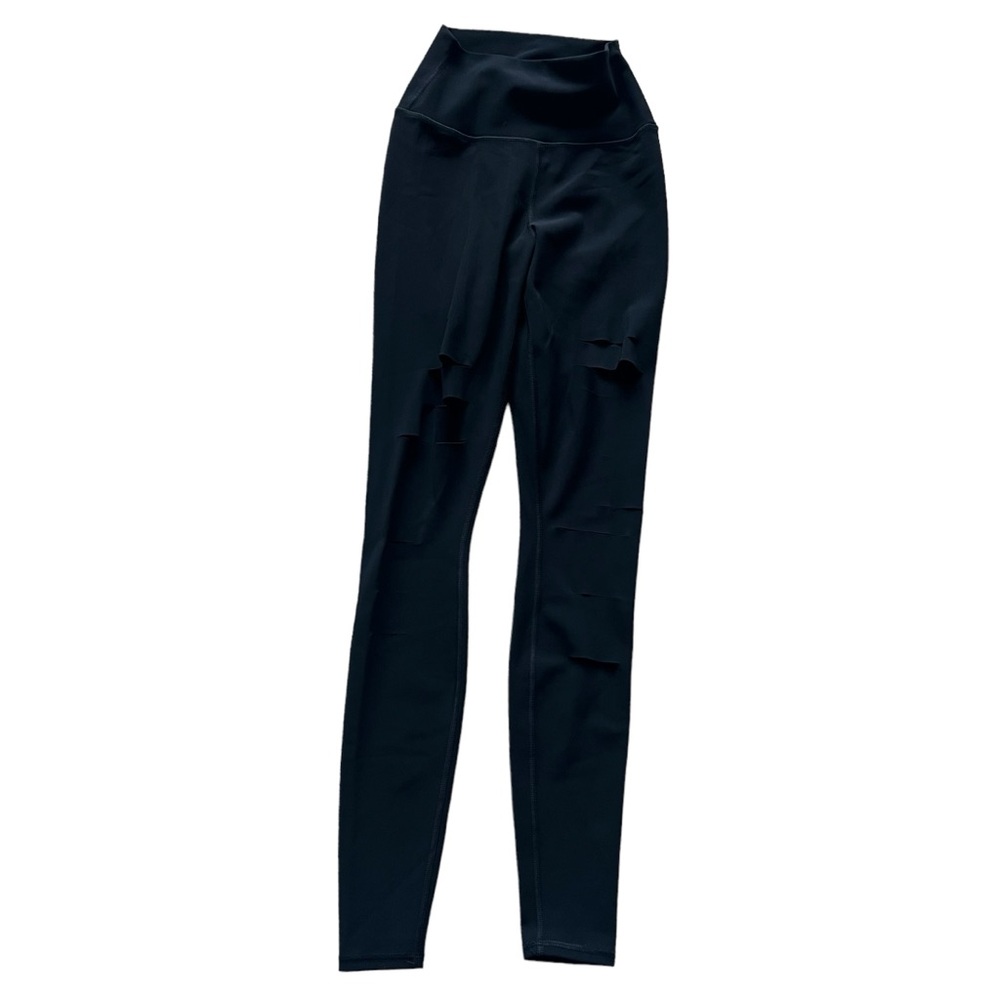 ALO Yoga Ripped Warrior High Waist Leggings Size XXS - Picture 5 of 12